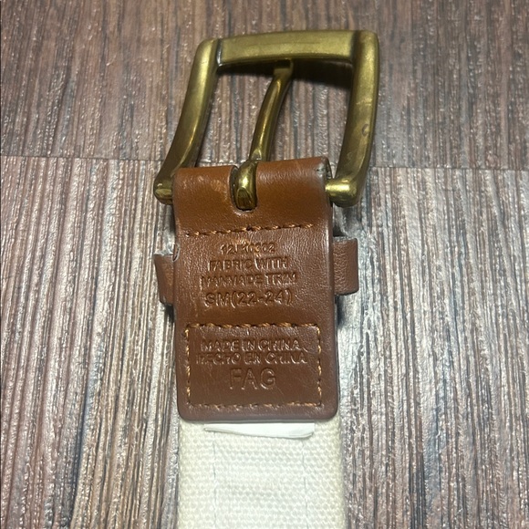 South Carolina state flag and brass buckle children's belt size small 22-24 - Picture 2 of 5